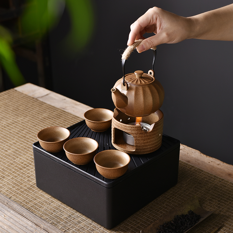 龙浔旅行茶具复古煮茶壶便携式