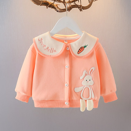 婴幼儿童小童秋装外套小童女宝宝秋冬装女童洋气公主春秋季0123岁
