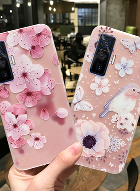 vivoiqoo5手机壳少女款iqoo5pro透明磨砂硅胶软壳iq005por保护套vivo镜头全包viv0防摔外壳网红潮牌新款ins风