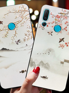 华为nova4e手机壳nove5i套novo5pro女款navo6se硅胶软壳VCE-AL00外壳por浮雕5z潮ipro男个性创意复古风4g防摔