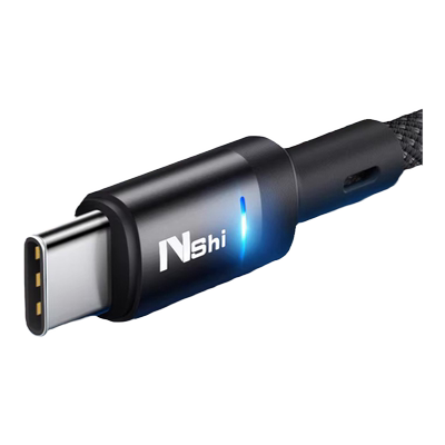 能适【充满自动断电】100w充电线