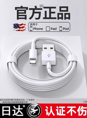 能适充电线适用苹果14数据线iphone13promax快充12手机pd加长2米11套装Lightning正品6s平板ipad充电器线插头