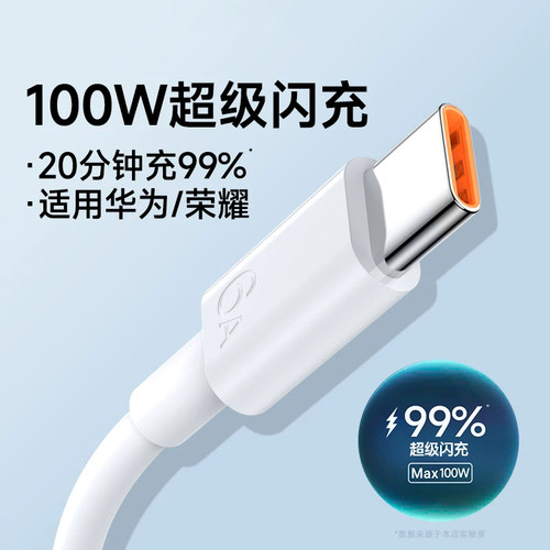 能适Type-c充电线100W