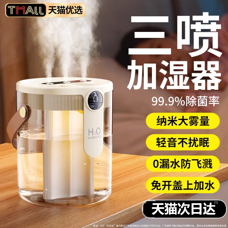 2025新款加湿器大容量补水保湿