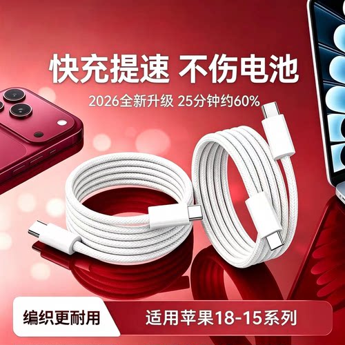 快充编织数据线【适用15-18系列