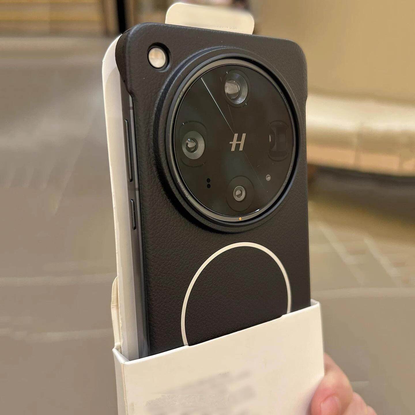 无边框荔枝纹细圈磁吸适用OPPOFindx8ultra手机壳findx8s一加ACE5黑色1+13T大孔findx8保护套pro裸机感PC硬壳