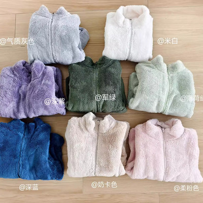 亲子双面绒外套校服内搭保暖神器