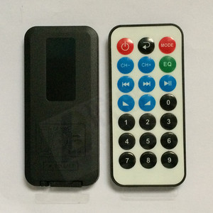 B白底遥控器 21键 MP3解码板配套遥控器 USB音响播放器用 配电池