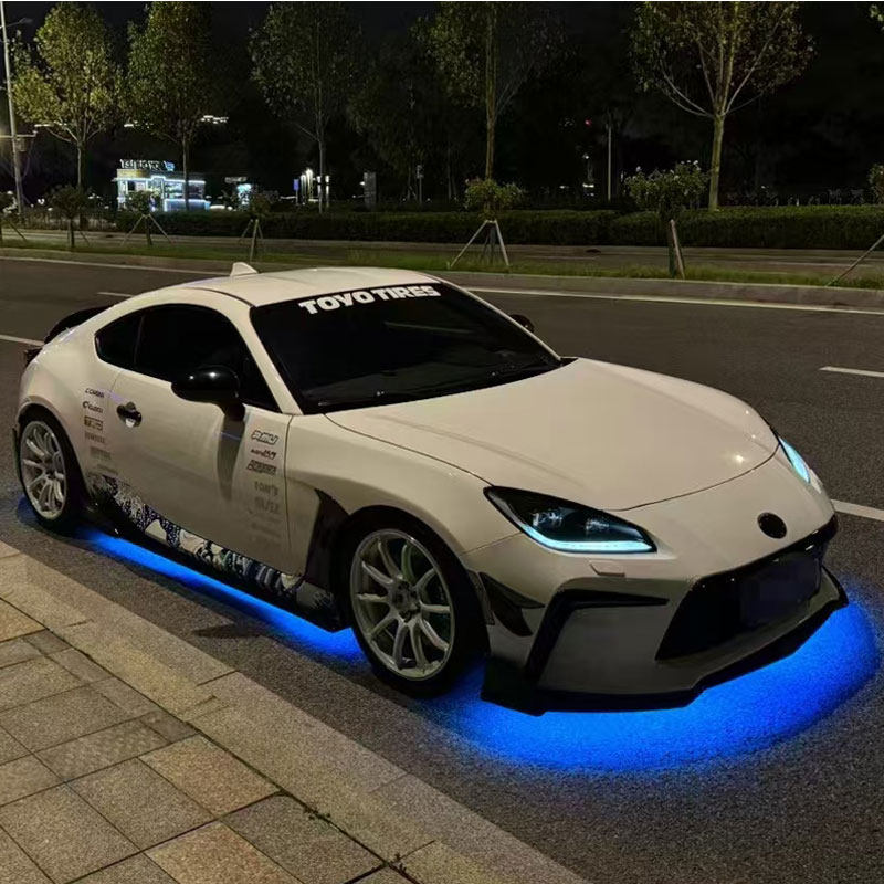 适用丰田86GT牛魔王斯巴鲁BRZ底盘氛围灯改装车装饰声控爆闪迎宾