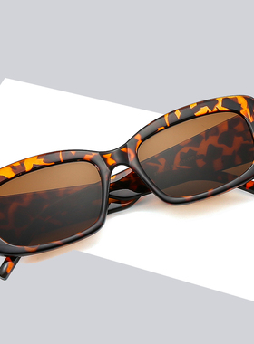 女式太阳镜防紫外线圆脸大框墨镜2022年新款大脸显瘦复古网红眼镜