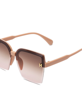 女式太阳镜防紫外线圆脸大框