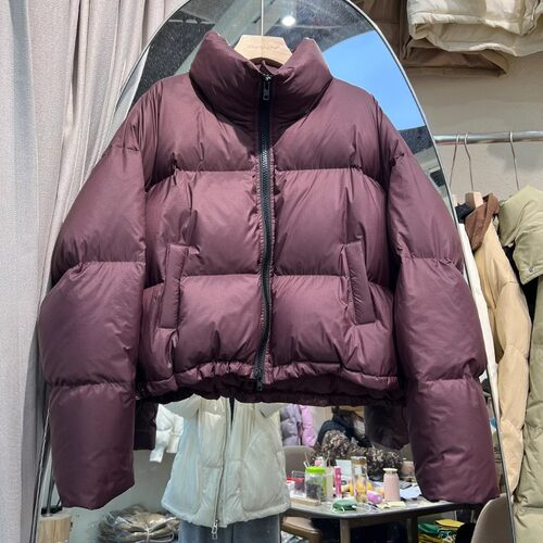 宽松小个子短款面包服棉袄外套