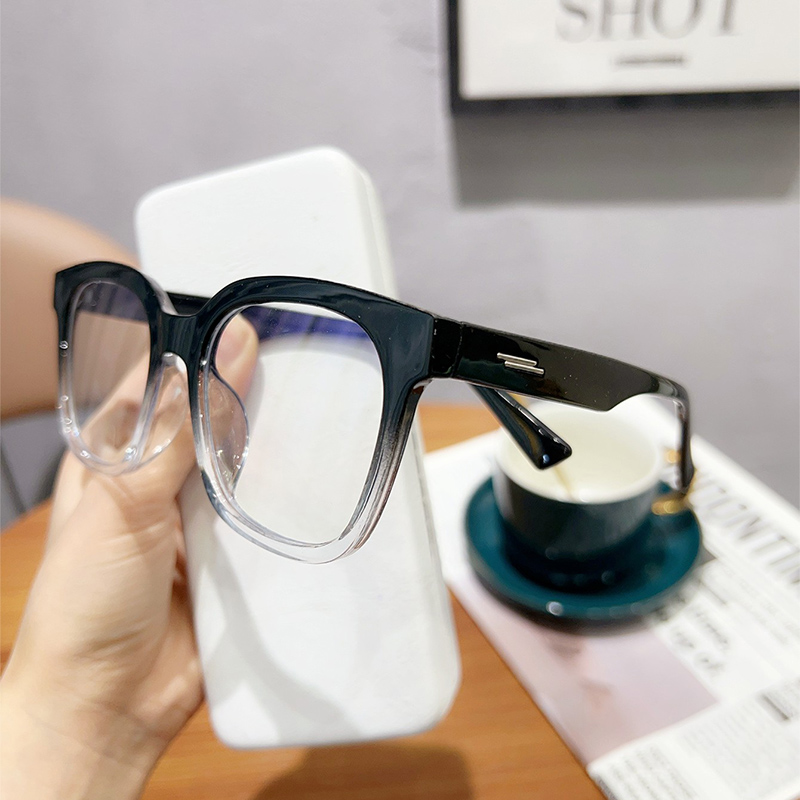 板材百搭平光眼镜框架超轻时尚复古高品质磨砂黑护目韩版潮抗疲劳