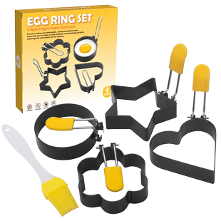 不锈钢煎蛋模具神器煎鸡蛋DIY模型煎蛋器爱心形荷包蛋饭团磨具套
