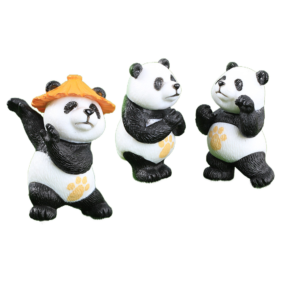 卡通动物PVC玩偶儿童过家家玩具