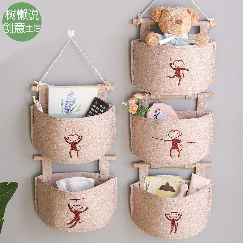 Simplicity Storage bag Hanging bag After the door Wall dormitory a living room Fabric art multi-storey Bedside bag Combination hanging bagin the Storage consolidation , Home Storage appliances , Pouch , Storage Bag  category - from Buy2taobao.com to provide professional Taobao agent buy service