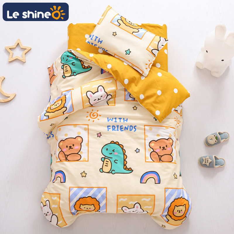 全棉幼儿园被子三件套纯棉被褥被套午睡入园铺盖婴儿童棉被六件套