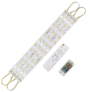 led吸顶灯替换灯芯灯板灯带led灯条长条贴片双色三色变光灯盘光源