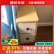 迷你超窄小巧床头柜20253040整装 实木儿童储物柜边柜小型柜夹缝