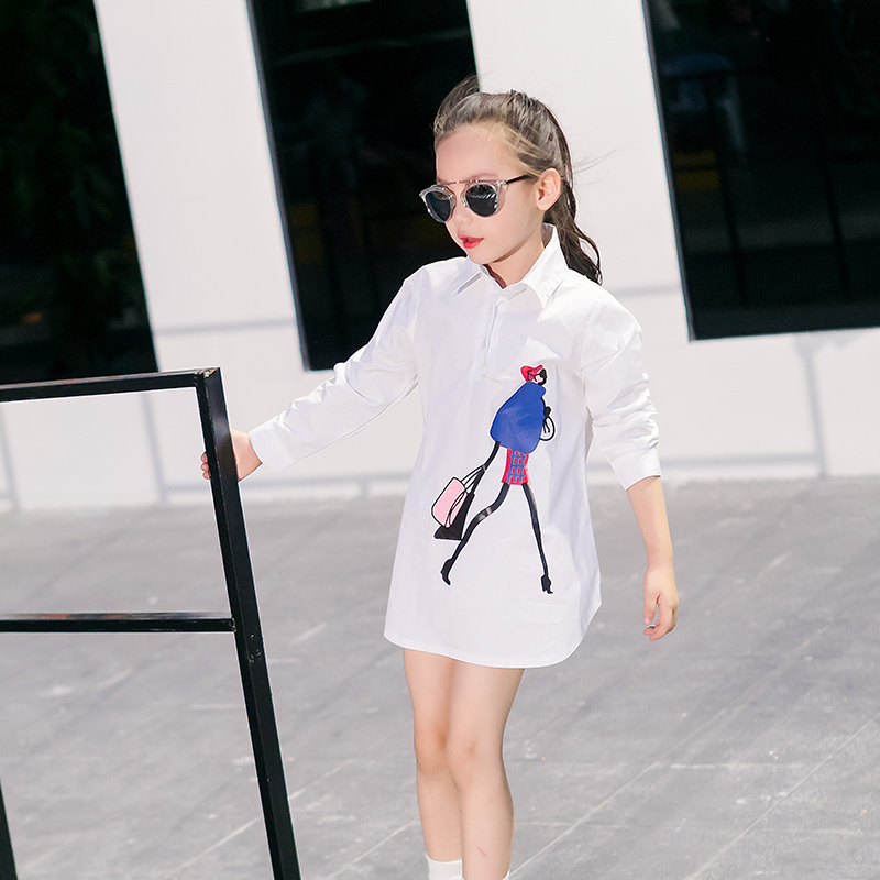 Chemise fille à manche longue - Ref 2088822 Image 5