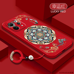 国潮适用vivoY500i手机壳新款Y500i保护套新年vivo液态硅胶V2531A敦煌风全包防摔男女viv0有vos丫vovis软外壳