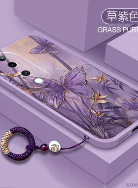 适用vivos19手机壳新款s12pro液态硅胶s10e创意s12镜头全包S16竹墨蝴蝶s17带挂绳s18e防摔S15高级感s10保护套