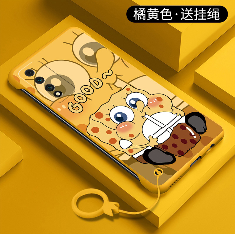 奶茶海绵宝宝适用iqoo11手机壳11pro保护套vivoiqooz6无边框855版iq5超薄ic3硬壳ic7散热iq00高级感8por爱酷9