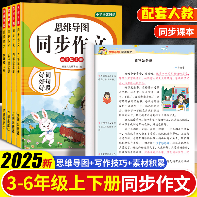 小学生同步作文思维导图写作