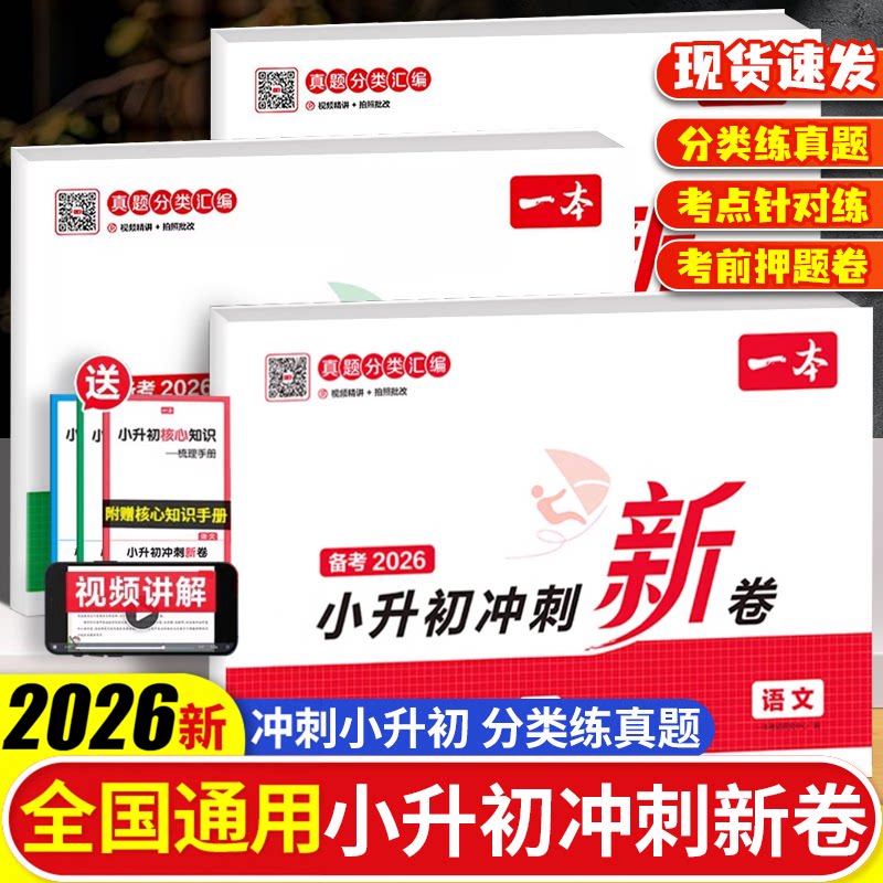 一本2026小升初冲刺真题卷图片