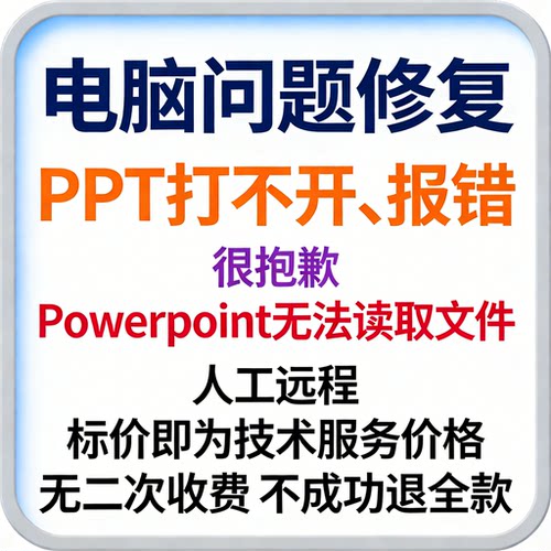 PPT打不开ppt报错很抱歉，Powerpoint无法读取文件PPT打开出错