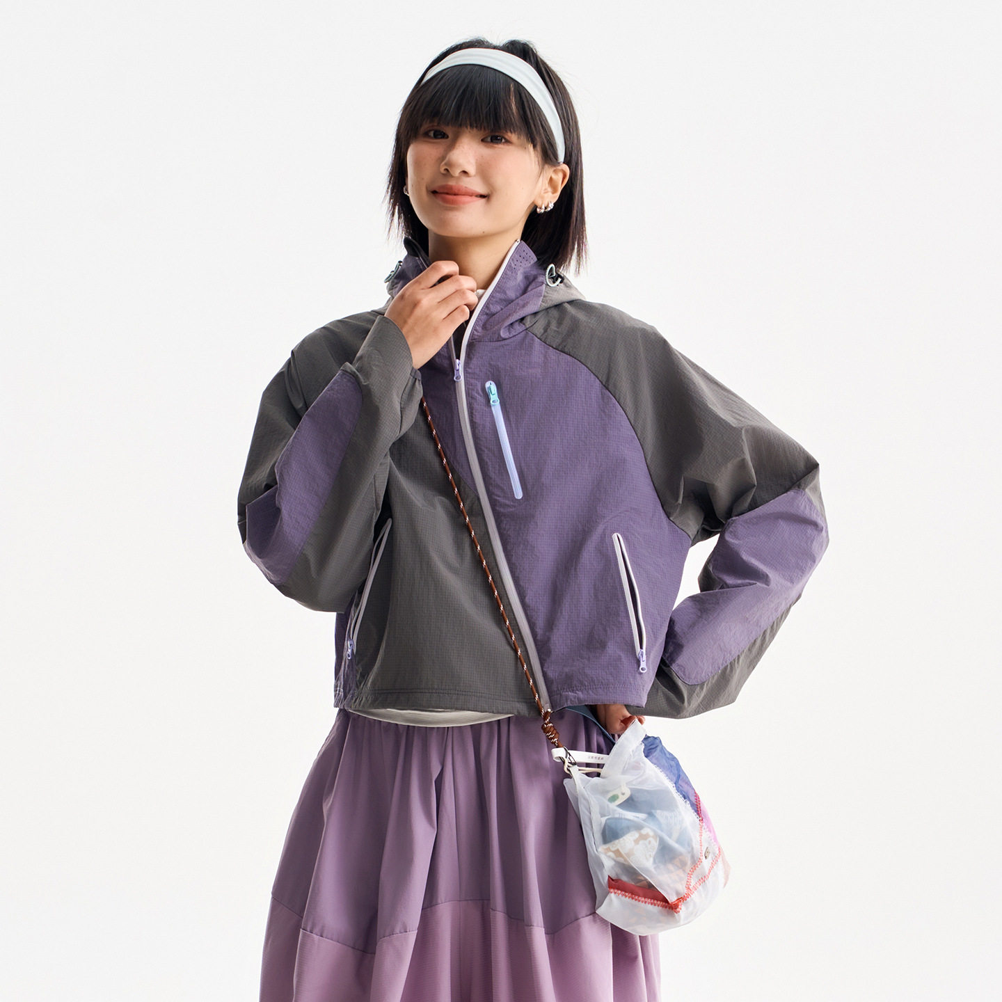 防水速干防晒衣外套 轻量化户外女版短版防嗮服外套女式防晒服