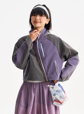 防水速干防晒衣外套 轻量化户外女版短版防嗮服外套女式防晒服