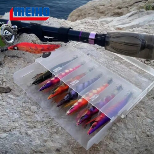 日本明邦布卷盒木虾盒鱿鱼饵盒