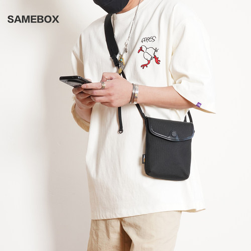 cordura弹道尼龙迷你斜挎包男女轻便手机包FIDLOCK磁扣防盗小背包