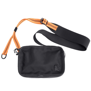 撞色设计考度拉弹道尼龙方形无性别单肩斜挎包轻便防泼水手机背包