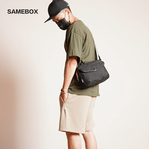 CORDURA考度拉弹道尼龙单肩斜挎包FIDLOCK磁扣防盗快拆骑行男背包