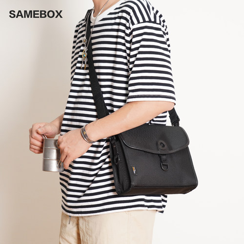 cordura弹道尼龙经典方形单肩斜挎背包FIDLOCK磁扣防盗快拆iPad包