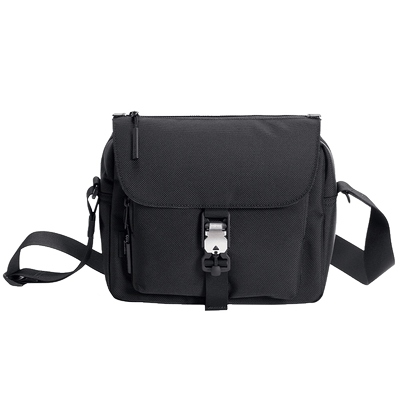 弹道尼龙方形男士休闲商务单肩斜挎包FIDLOCK磁扣快拆防泼水背包
