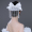 Model's back hair clip headwear 3713