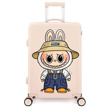 LABUBU行李箱贴纸防水不留胶大号拉布布旅行箱遮丑装饰贴纸大图案