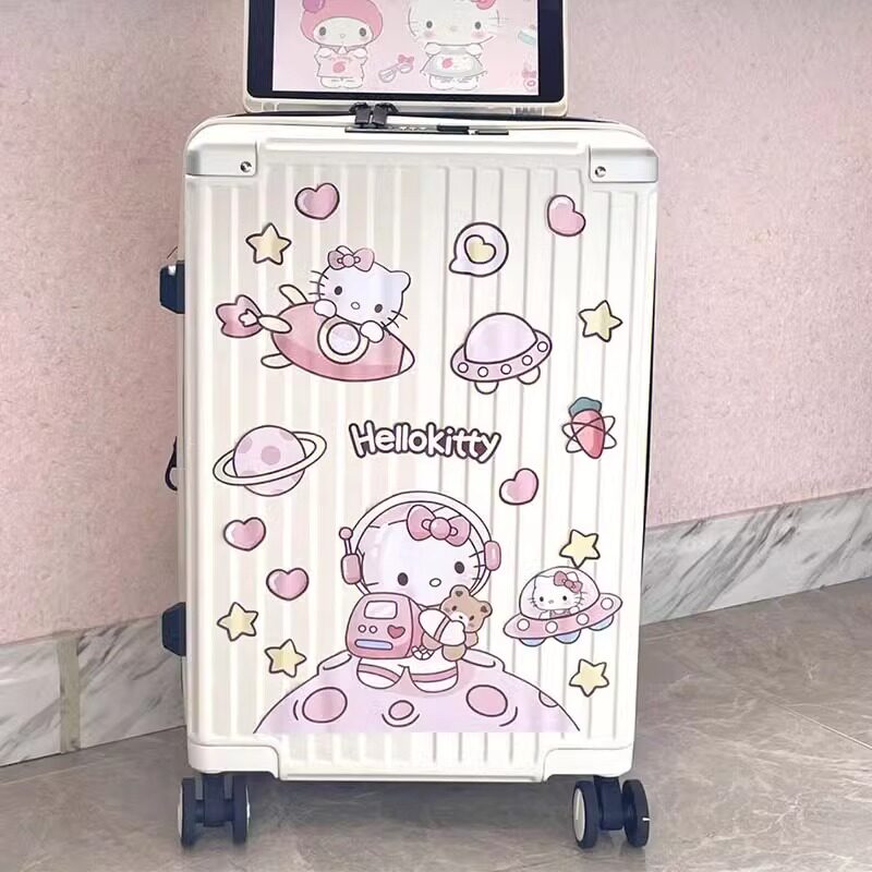 hellokitty行李箱贴纸防水不留胶卡通可爱凯蒂猫拉杆箱装饰小贴纸