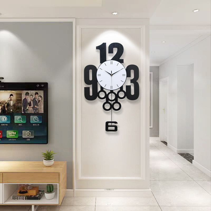 钟表挂钟客厅简约大气家用挂表个性静音时钟时尚创意北欧艺术钟|ruв категории начало ежедневно, часы, настенные часы - от Buy2taobao.com для оказания профессиональной услуги покупки агента Taobao