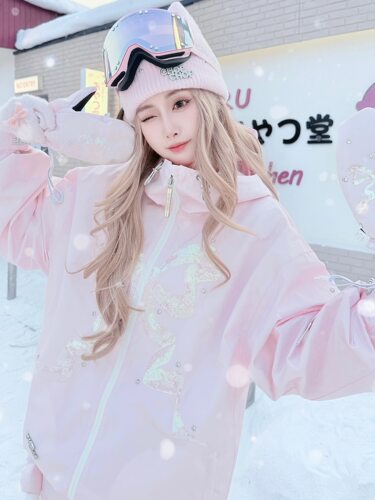 将军山雪服租赁，CHOPCHOP26新品 【极光精灵】蝴蝶结亮片雪服