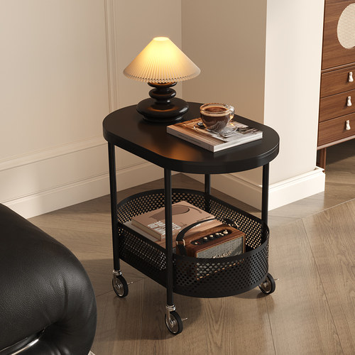 欧调水云间可移动小推车边几