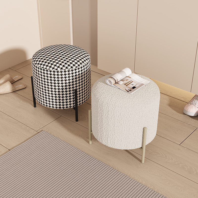 欧调水云间网红小型圆凳