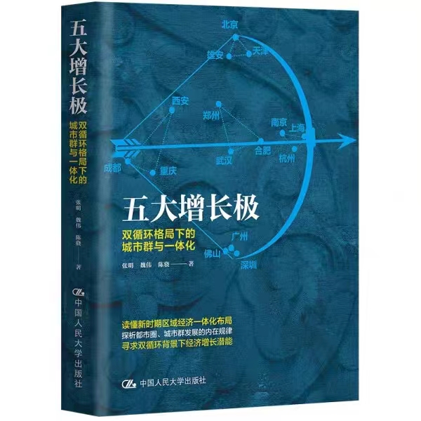 五大增长极：双循环格局下的城市群与一体化 粤港澳大湾区长三角京津冀中部六省西三角是我国增长潜力五个经济区域 书籍/杂志/报纸 经济理论 原图主图