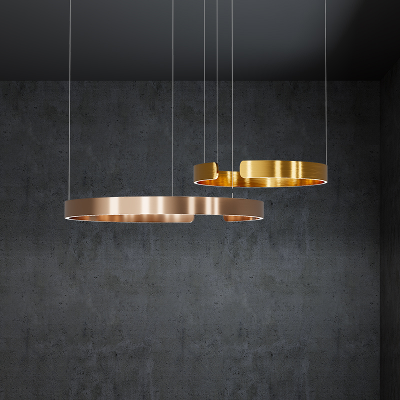 原版工艺Occhio升降调光餐厅吊灯