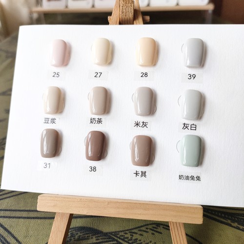 高级纯手工穿戴甲定制自选甲型短甲杏仁甲椭圆甲中方短梯2副包邮