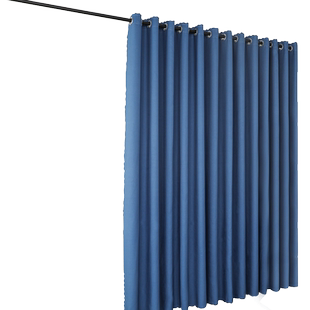 门帘隔断帘免打孔安装客厅阳台空调隔挡帘房间分割帘2025纯色窗帘