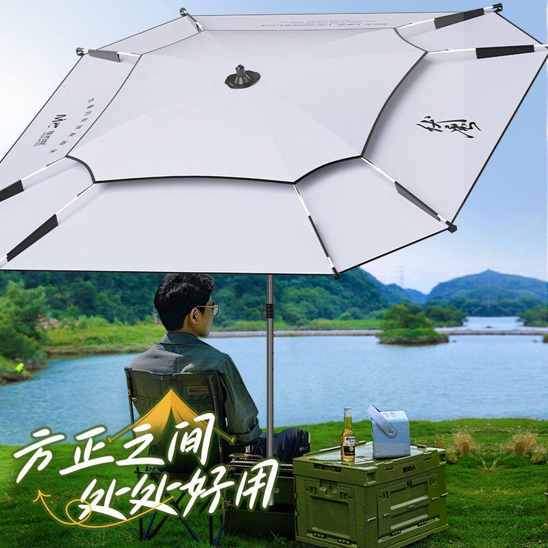 佳钓尼方形钓鱼伞钓伞2024新款遮阳伞新型专用雨伞野钓露营太阳伞
